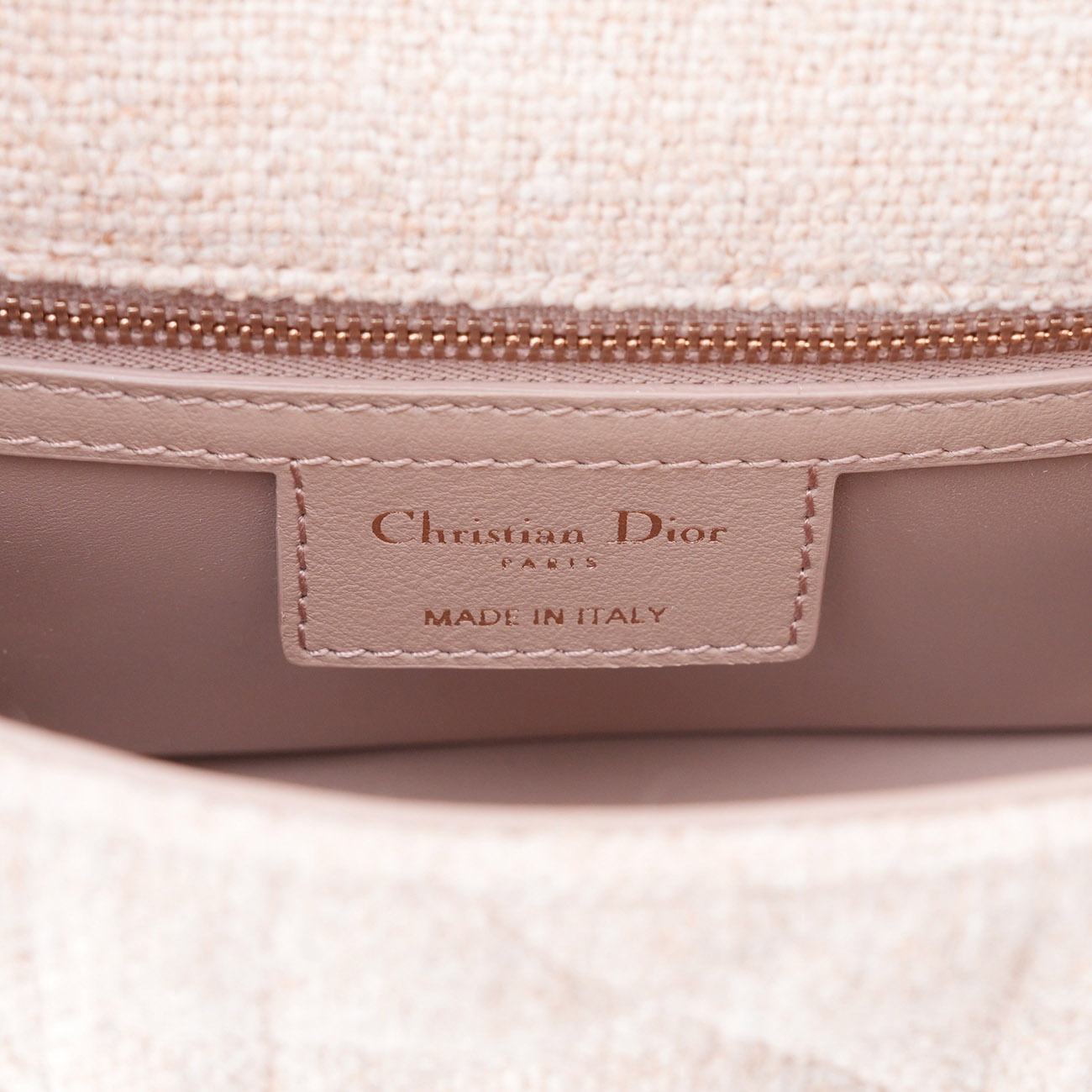 CHRISTIAN DIOR(USED)디올 트위드 카로 백 미듐